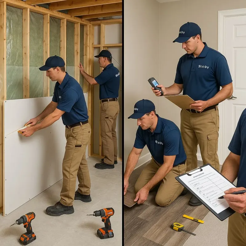 Repairs and Reconstruction process in Hurricane, UT